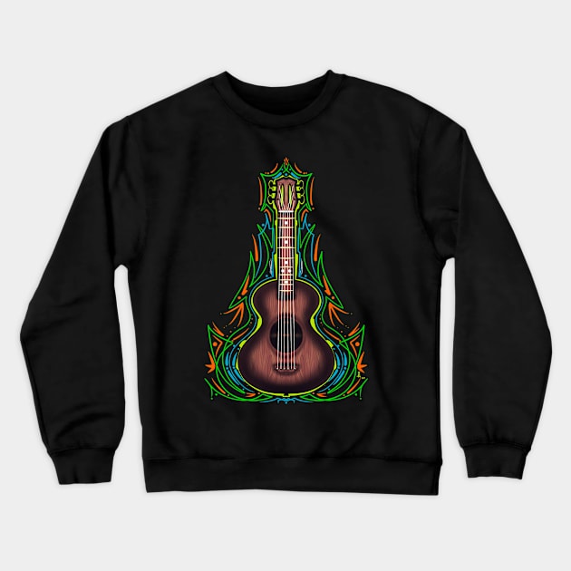 Acoustic guitar Crewneck Sweatshirt by Chillateez 